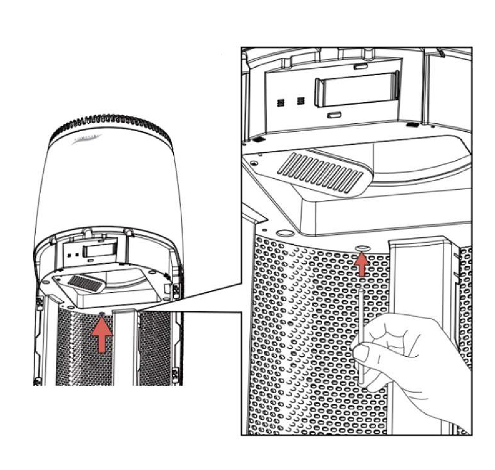 プリマヴェーラフィルター交換サイン解除ボタン